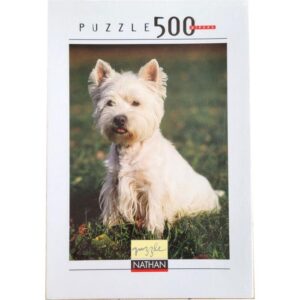 puzzle-500-pieces-terrier-westie-nathan-jeu-occasion-ludessimo-b-13-2800