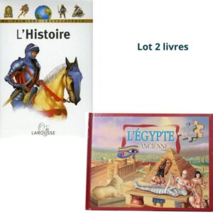 lot-2-livres-l'histoire-premiere-encyclopedie-et-l-egypte-ancienne-livre-occasion-ludessimo-d-32-3843