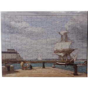 puzzle-150-pieces-eugene-boudin-honfleur-le-port-jeu-occasion-ludessimo-b-13-1567
