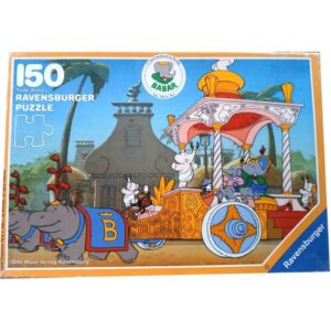 puzzle-150-pieces-la-parade-de-babar-ravensburger-jeu-occasion-ludessimo-b-13-1676