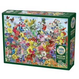 puzzle-1000-pieces-butterfly-garden-jeu-occasion-ludessimo-b-13-5202