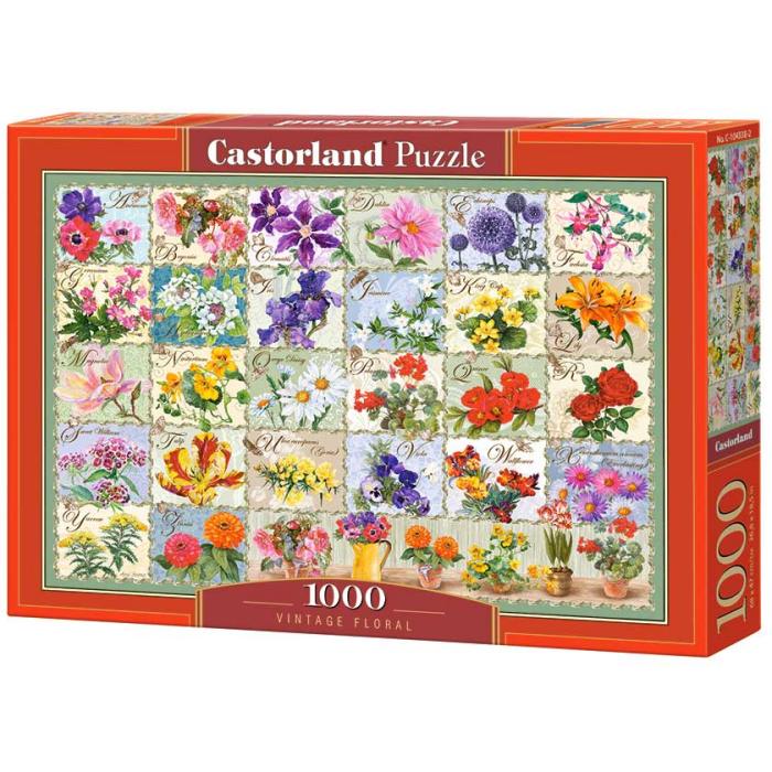 puzzle-1000-pieces-vintage-floral-castorland-jeu-occasion-ludessimo-b-13-5209