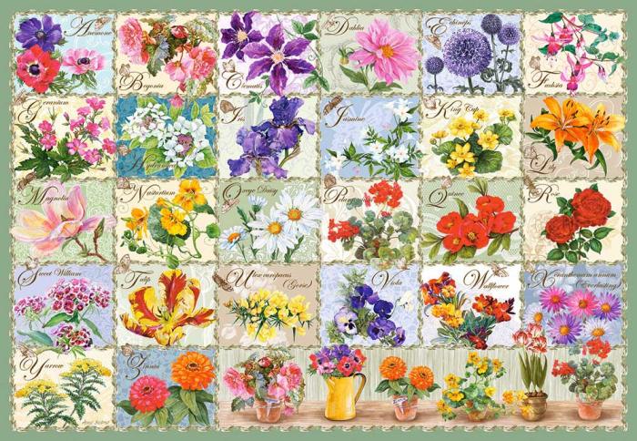 puzzle-1000-pieces-vintage-floral-castorland-jeu-occasion-ludessimo-b-13-5209b
